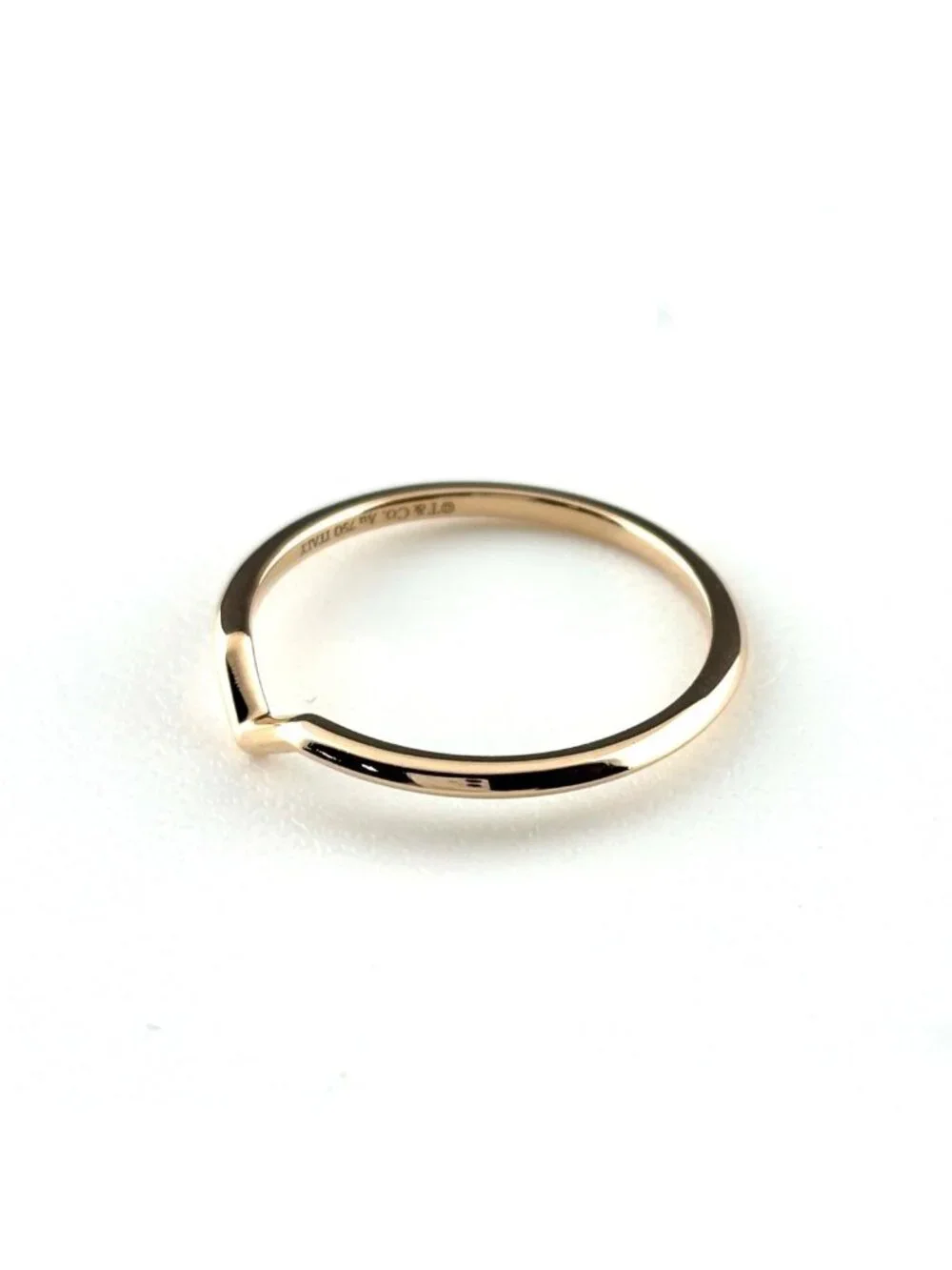 Tiffany & Co Band Ring PG Pink Gold